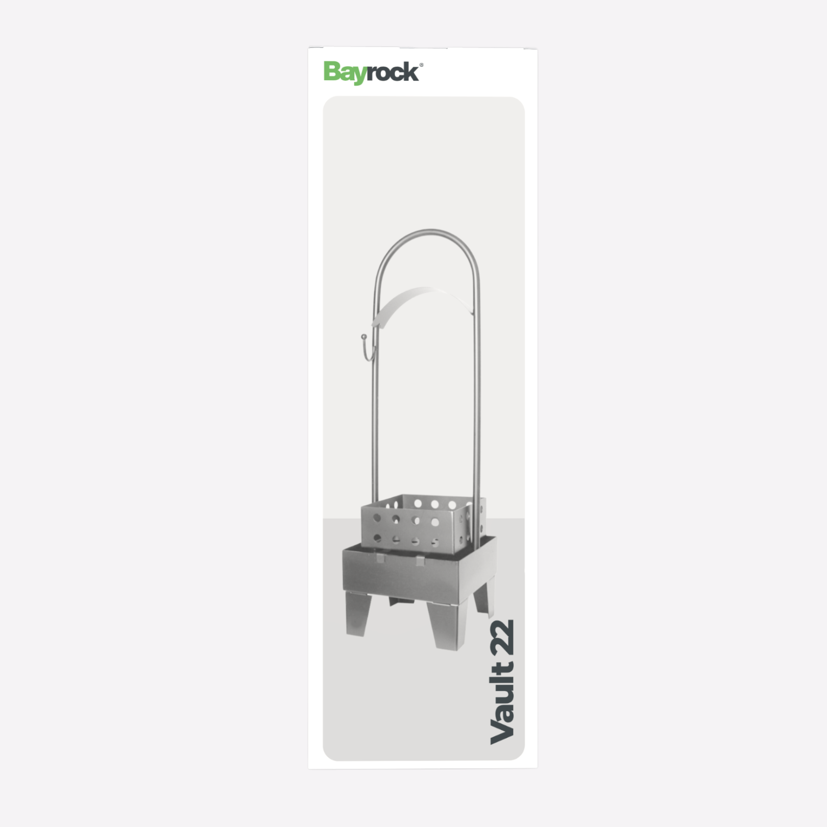 Bayrock Vault 22 product packaging on a white background