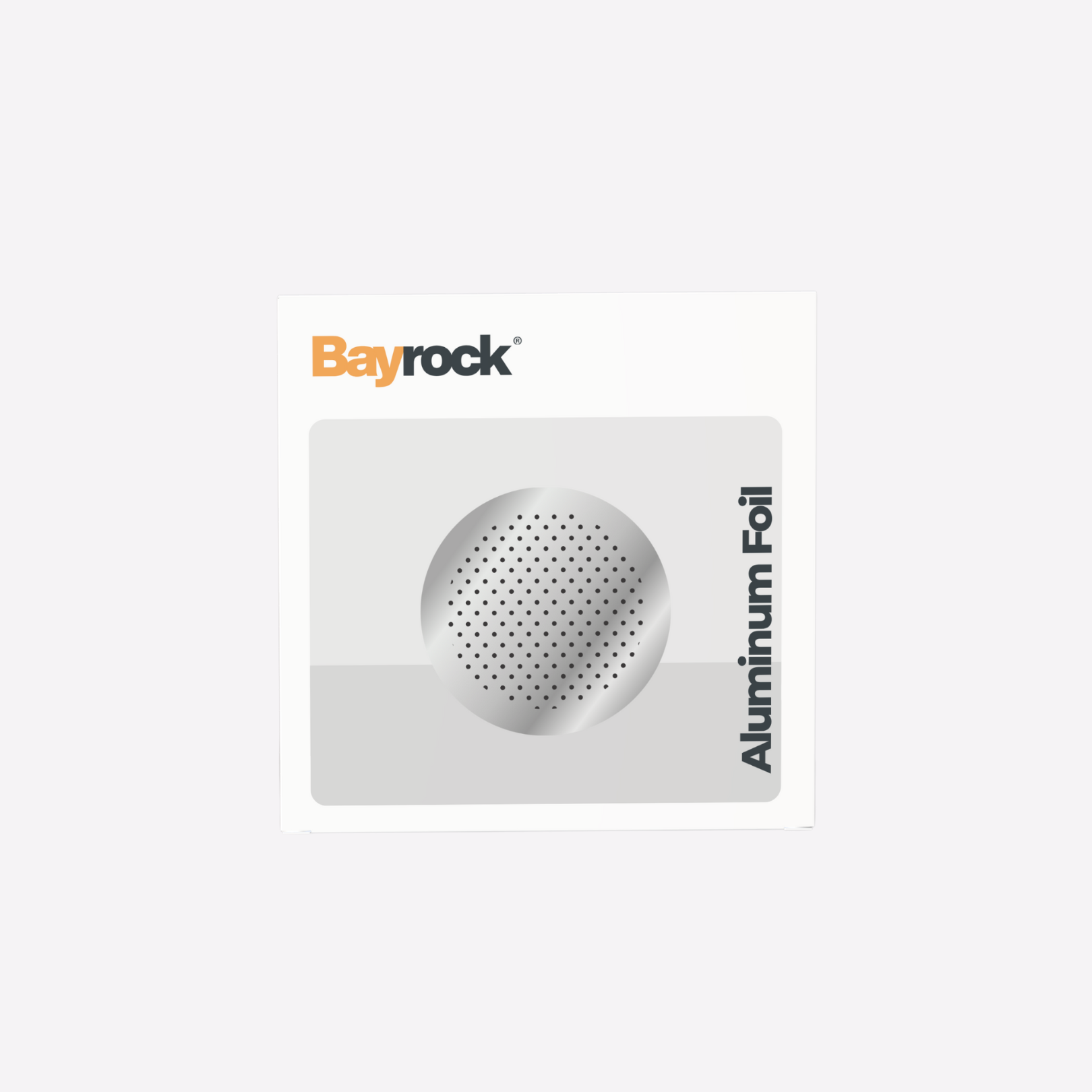 Bayrock aluminum foil pack with a foil sheet on a white background