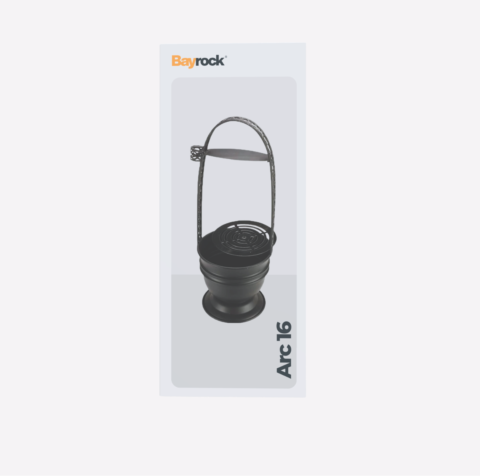 Black carrier with Bayrock branding on a white background