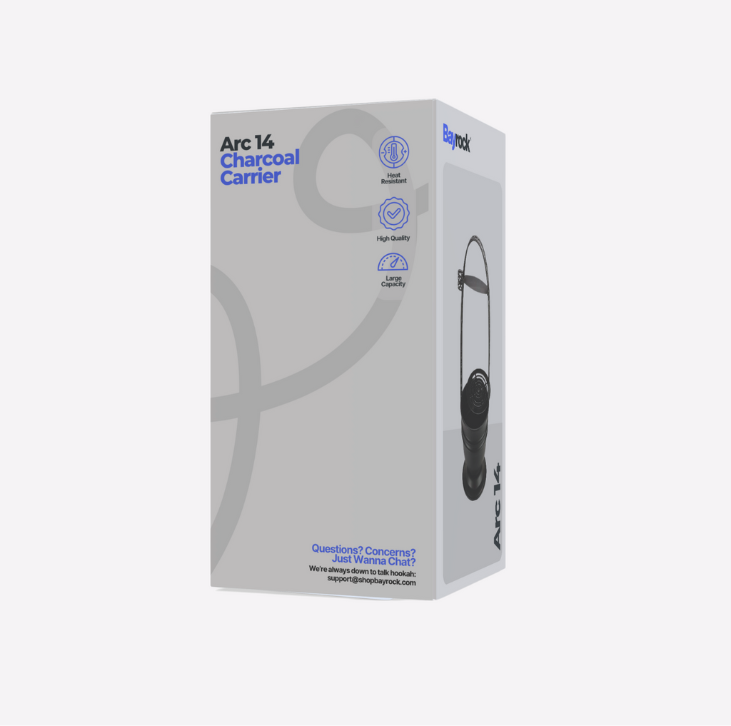Box of Arc 14 Charcoal Carrier on a white background