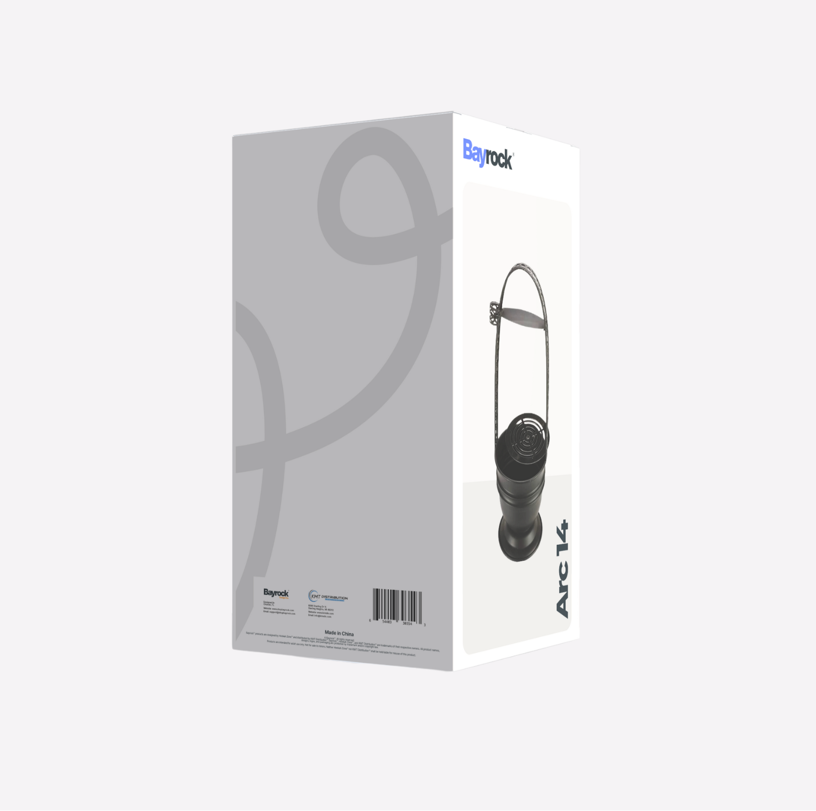 Bayrock carrier packaging on a white background