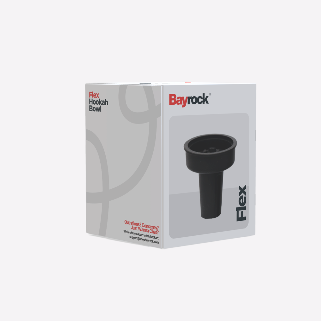 Bayrock Flex Hookah Bowl packaging on a white background