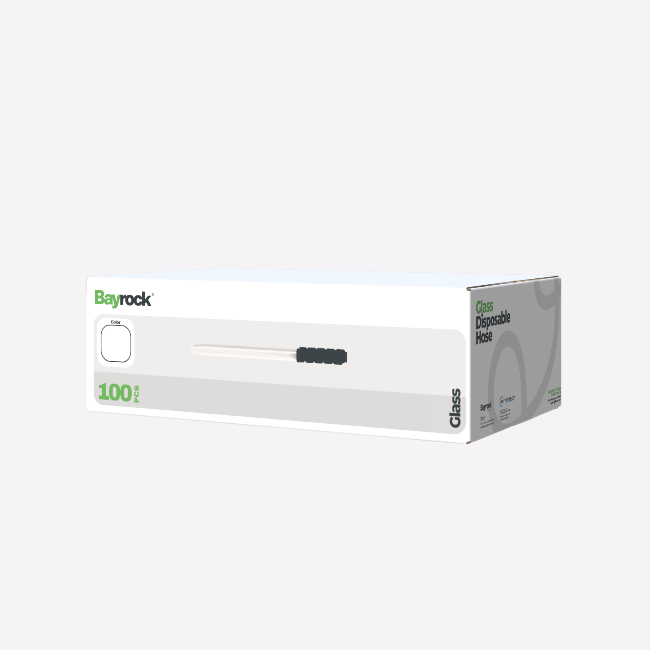 Box of Bayrock disposable nozzles on a white background