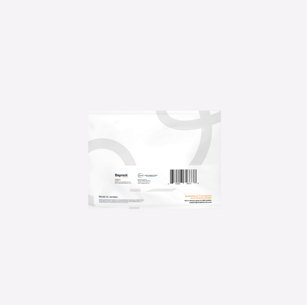 Product packaging with brand logo and text on a white background