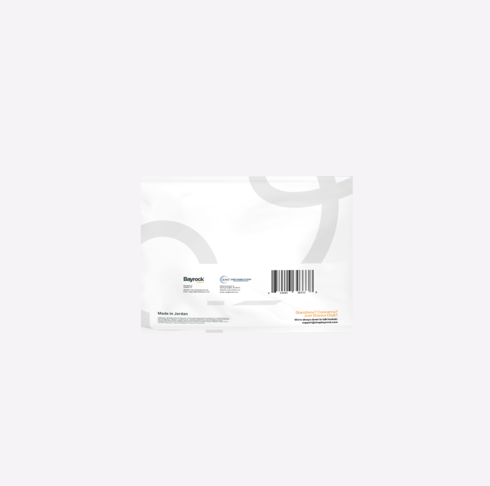 Product packaging with brand logo and text on a white background